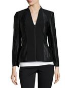 Lafayette 148 New York Tara Braided Jacket - Lyst