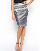 Traffic People Lace Embrace Wiggle Skirt - Lyst