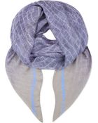 Max Mara Crocodile Print Scarf - Lyst