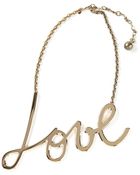 Lanvin Love Necklace - Lyst