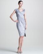 Donna Karan New York Mineral Paper Crushed Dress - Lyst