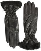 Ugg Dandylion Glove With Shearling Trim - Lyst