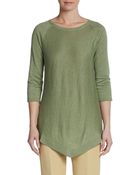 Lafayette 148 New York Scoopneck Bias Knit Pullover - Lyst