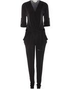 MICHAEL Michael Kors Embellished Jersey Jumpsuit - Lyst