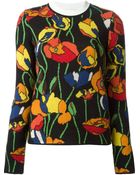 Iceberg Floral Intarsia Sweater - Lyst