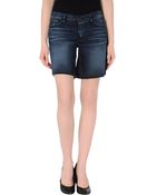 7 For All Mankind Denim Shorts - Lyst