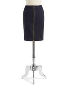 MICHAEL Michael Kors Petite Double Zip Pencil Skirt - Lyst