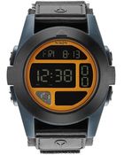 Nixon Blue Neon Orange Steel Baja Watch - Lyst