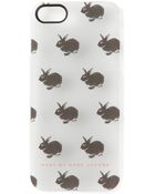 Marc By Marc Jacobs Rabbit Print 5s Iphone Case - Lyst