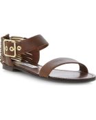 Steve Madden Sincere Flat Sandals - Lyst