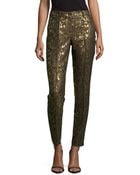 Michael Kors Samantha Brocade Skinny Pants - Lyst