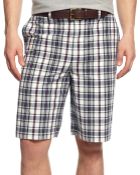 Geoffrey Beene Plaid Shorts - Lyst
