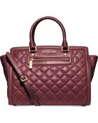 Michael Kors Michael Selma Zip Quilt Large Satchel - Lyst