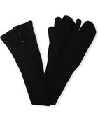 Maison Margiela Ribbed Wool Long Gloves - Lyst