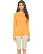 Equipment Sloane Crew Neck Sweater - Blazing Orange - Lyst