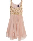 Notte By Marchesa Embroidered Tulle And Organza Dress - Lyst