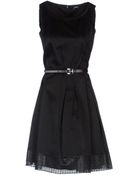 Jil Sander Navy Short Dress - Lyst