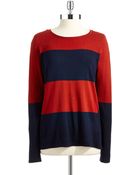 Vince Camuto Striped Pullover - Lyst