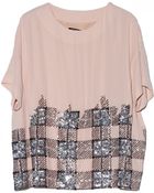 By Malene Birger Delfina Sequin Boxy Top - Lyst