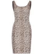 Diane von Furstenberg Arianna Jacquard And Jersey Dress - Lyst