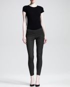 Gareth Pugh Bicolor Seamed Skinny Pants - Lyst