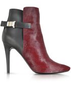 Proenza Schouler Bordeaux Kebir Haircalf And Rubber Ankle Boot - Lyst