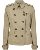 Burberry Brit Trench Jacket - Lyst