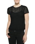 Diane von Furstenberg Melissa Short-sleeve Lace Top - Lyst