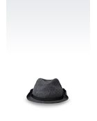 Armani Jeans Narrow-Brimmed Felt Hat - Lyst