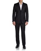 Saks Fifth Avenue Black Label Slim-Fit Wool Suit - Lyst