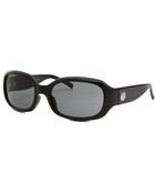 MICHAEL Michael Kors Women'S Rectangle Black Sunglasses - Lyst