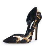 Oscar de la Renta Pony Hair Jenna Pumps - Lyst