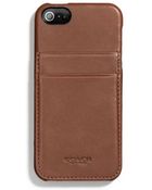 Coach Bleecker Leather Iphone 5 Molded Case Wallet - Lyst