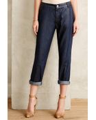 Current/Elliott Cropped Buddy Trousers - Lyst