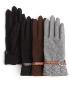 Lauren by Ralph Lauren Quilted Tech Gloves - Lyst