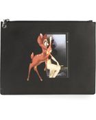 Givenchy Bambi Print Clutch - Lyst