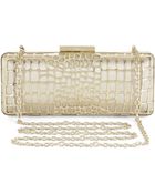 BCBGMAXAZRIA Isabelle Filigree Cage Clutch - Lyst