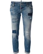 DSquared2 Distressed Jean - Lyst
