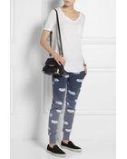 Zoe Karssen Bat Print Cotton Blend Track Pants - Lyst