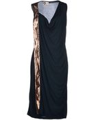 Lanvin Knee-Length Dress - Lyst