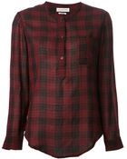 Etoile Isabel Marant Tartan Blouse - Lyst