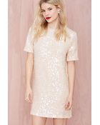 Nasty Gal Motel Icy Sally Sequin Dress - Lyst
