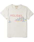 Remi Relief Printed Distressed Cottonjersey Tshirt - Lyst
