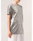 Cedric Charlier Shimmery Blouse - Lyst