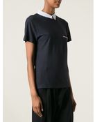 Band Of Outsiders Collared Tshirt - Lyst