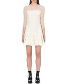 Sandro Flared Lace Dress - Lyst