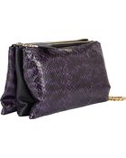 Zagliani Ayers & Leather Clelia Wristlet - Lyst