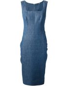 Ermanno Scervino Denim Dress - Lyst