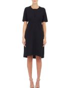 Jil Sander Short-Sleeve Shift Dress - Lyst