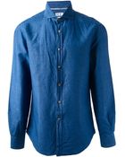Brunello Cucinelli Denim Shirt - Lyst